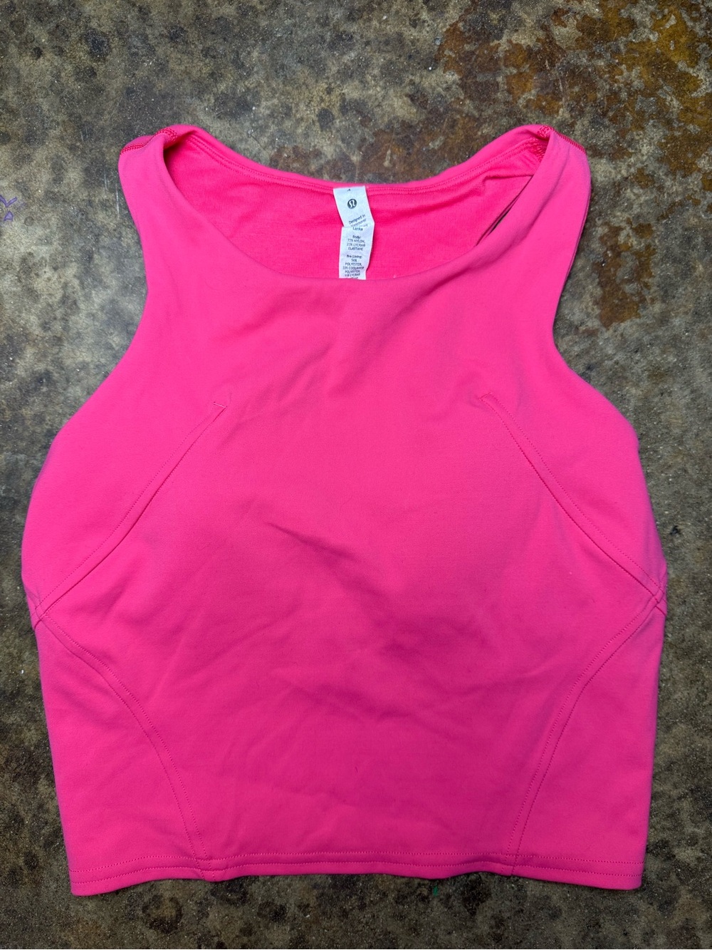 Lululemon Align High-Neck pink tank top size 4